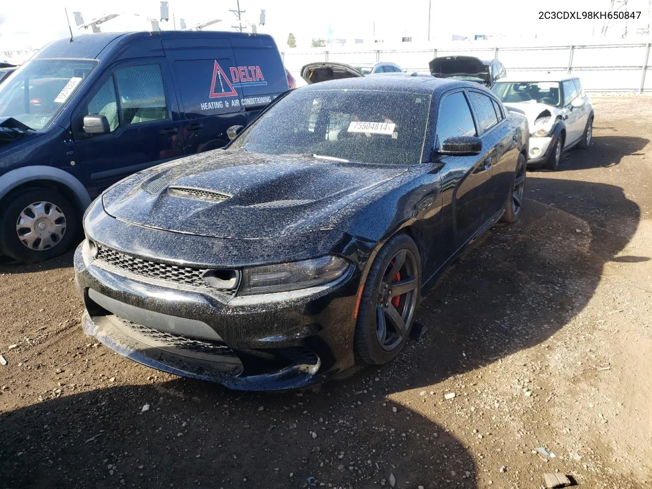 2019 Dodge Charger Srt Hellcat VIN: 2C3CDXL98KH650847 Lot: 75504814