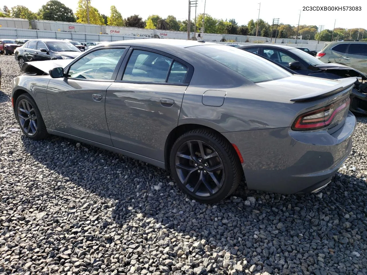 2019 Dodge Charger Sxt VIN: 2C3CDXBG0KH573083 Lot: 75631684