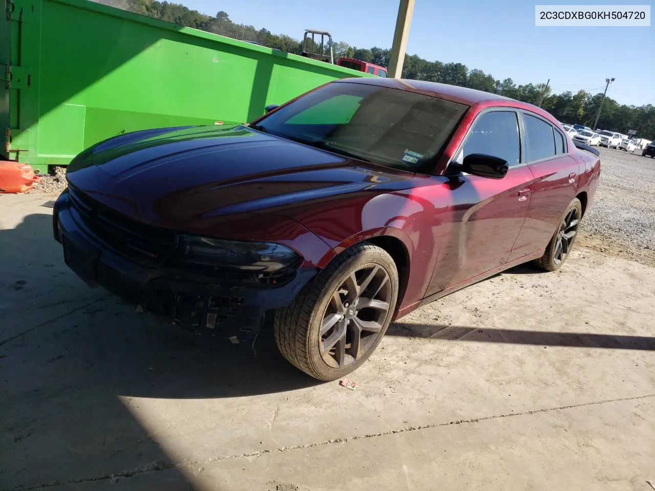 2019 Dodge Charger Sxt VIN: 2C3CDXBG0KH504720 Lot: 75667374