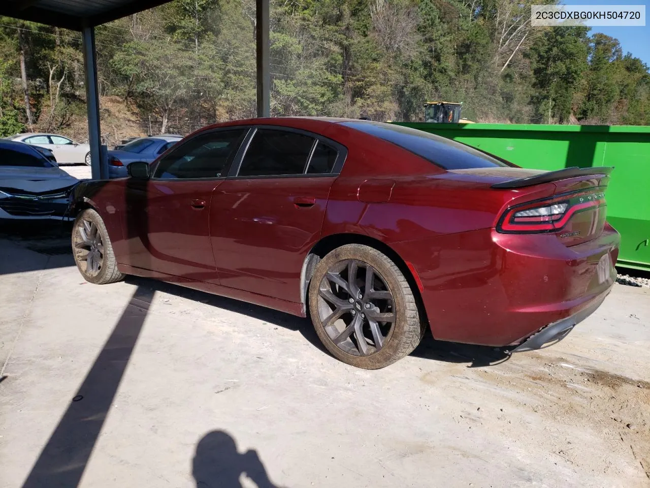 2019 Dodge Charger Sxt VIN: 2C3CDXBG0KH504720 Lot: 75667374