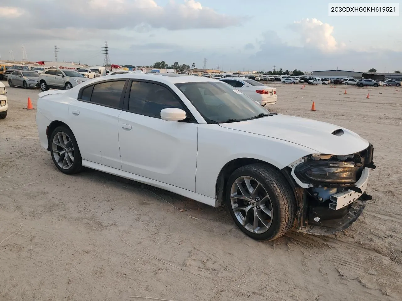 2019 Dodge Charger Gt VIN: 2C3CDXHG0KH619521 Lot: 75760644