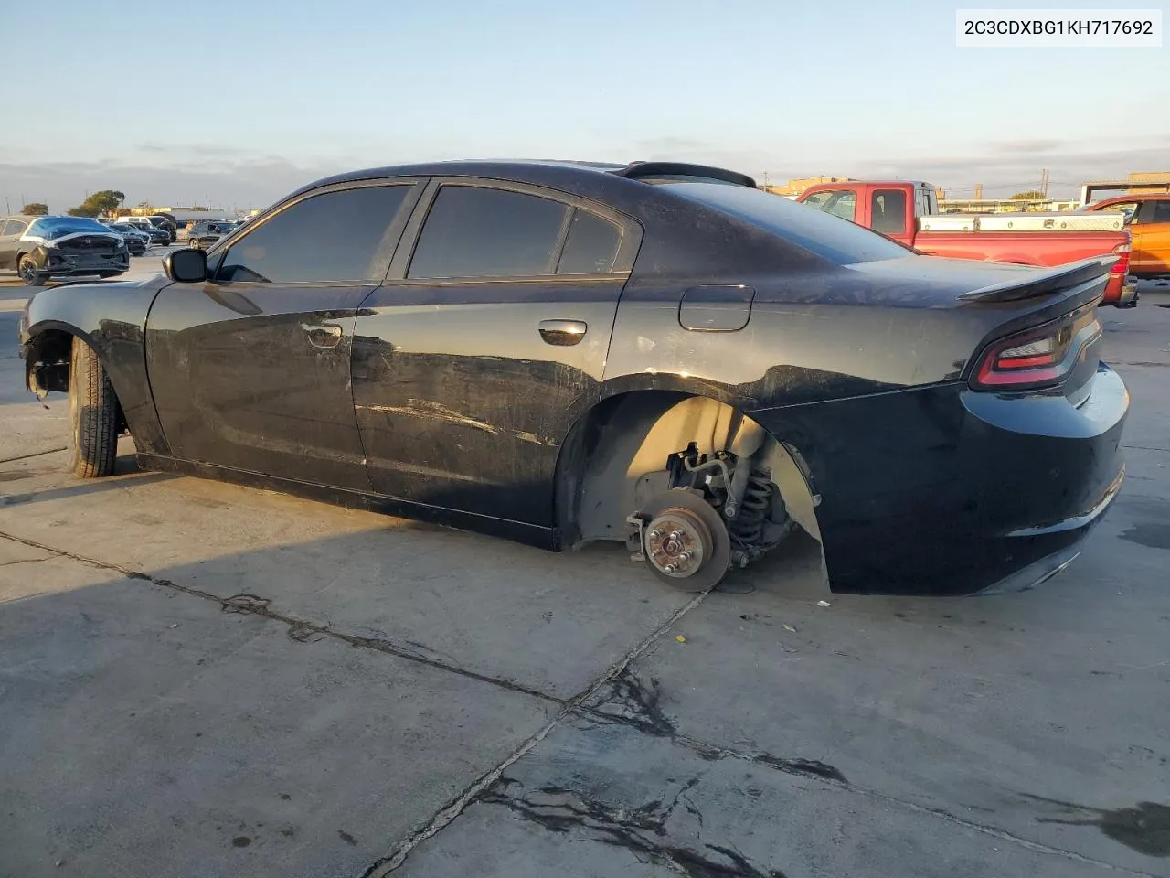 2019 Dodge Charger Sxt VIN: 2C3CDXBG1KH717692 Lot: 75833294