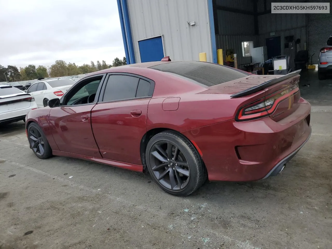 2019 Dodge Charger Gt VIN: 2C3CDXHG5KH597693 Lot: 75896604