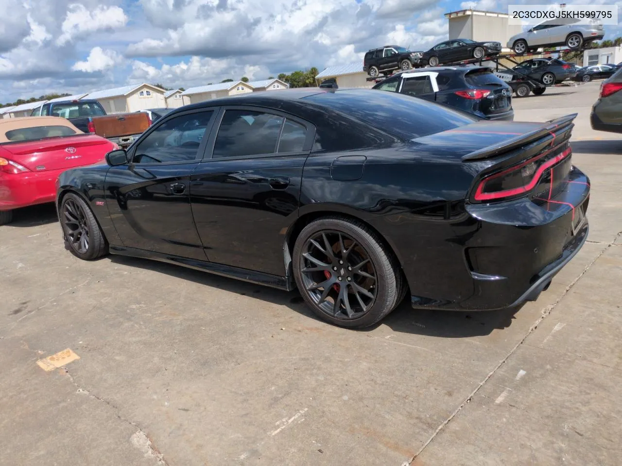 2019 Dodge Charger Scat Pack VIN: 2C3CDXGJ5KH599795 Lot: 76016014