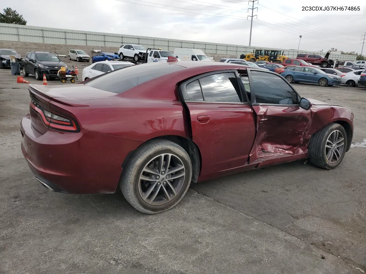 2C3CDXJG7KH674865 2019 Dodge Charger Sxt