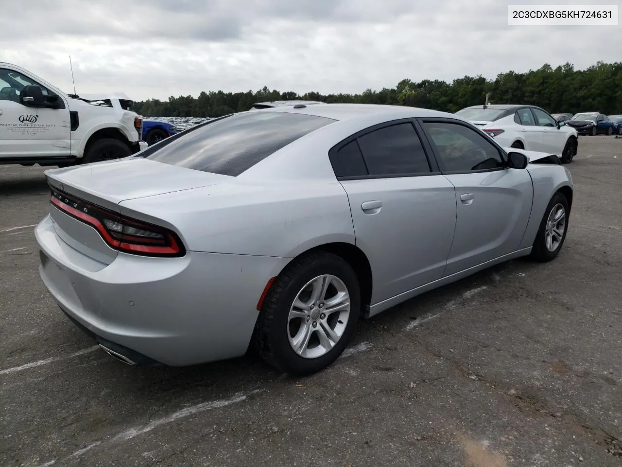 2019 Dodge Charger Sxt VIN: 2C3CDXBG5KH724631 Lot: 76034364