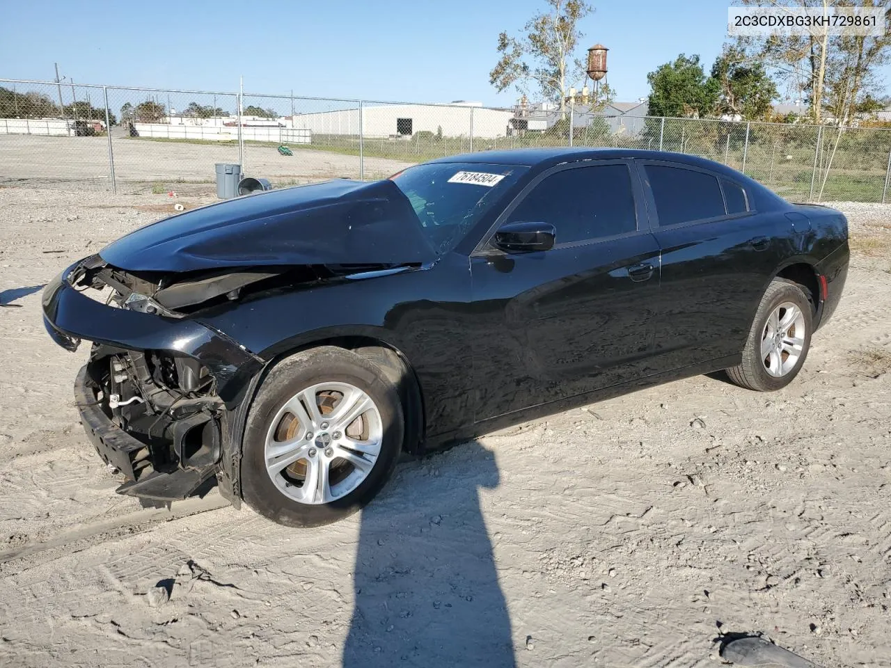 2C3CDXBG3KH729861 2019 Dodge Charger Sxt