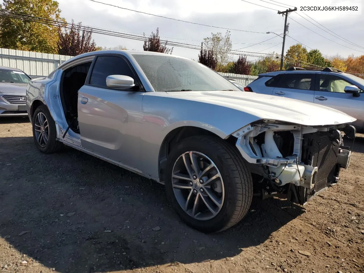 2019 Dodge Charger Sxt VIN: 2C3CDXJG6KH589452 Lot: 76346514