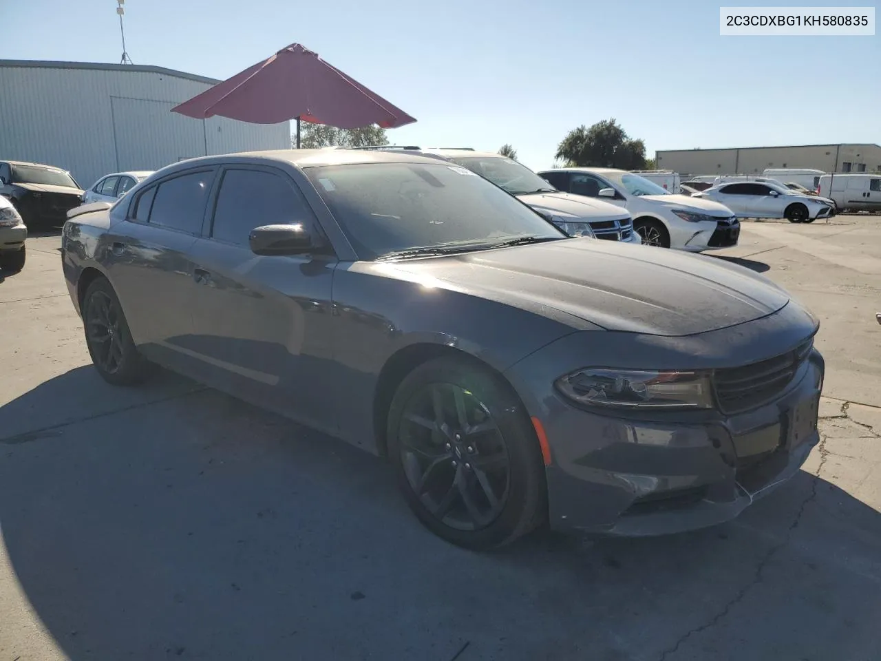 2019 Dodge Charger Sxt VIN: 2C3CDXBG1KH580835 Lot: 76354114