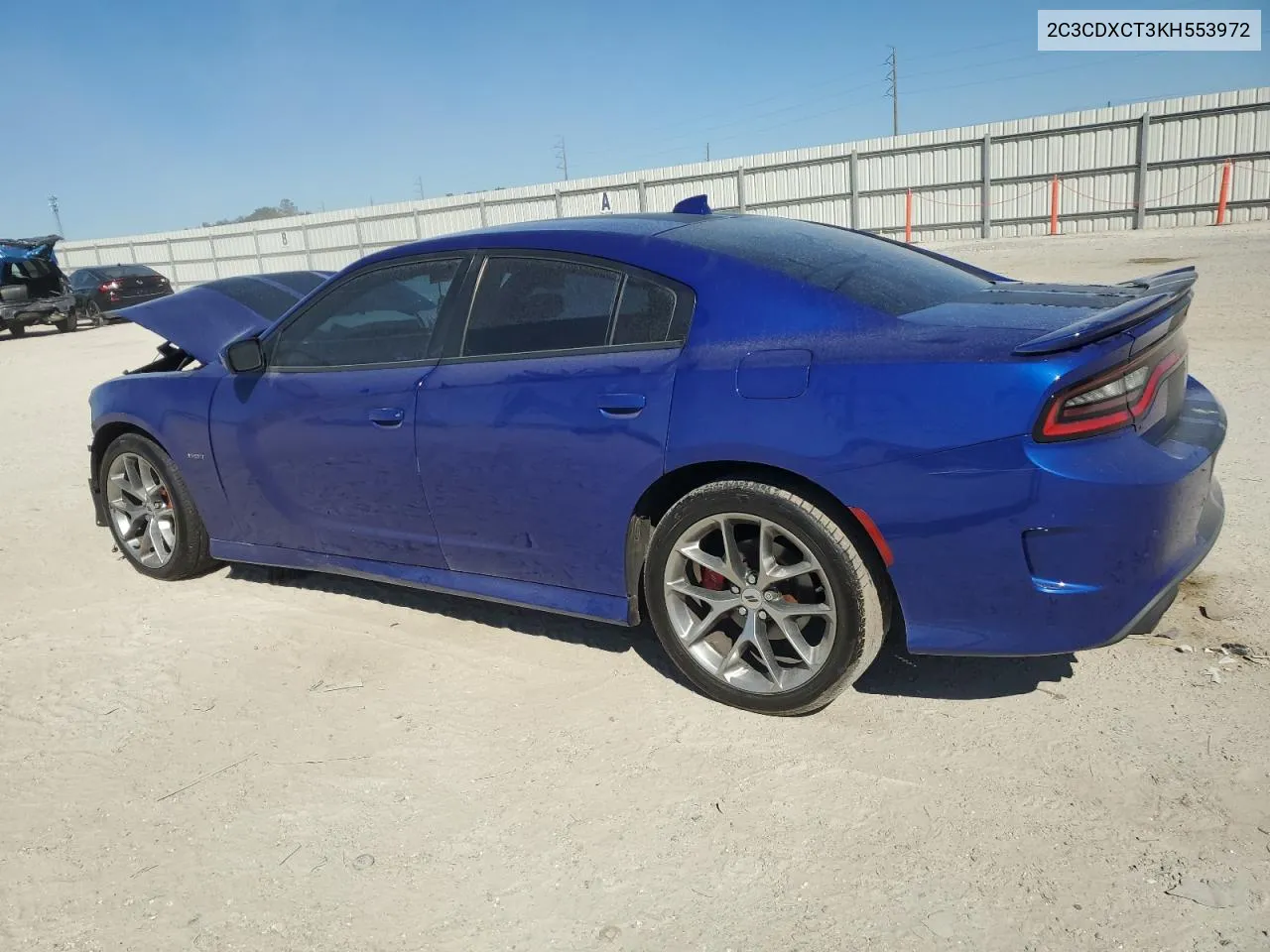 2019 Dodge Charger R/T VIN: 2C3CDXCT3KH553972 Lot: 76485424