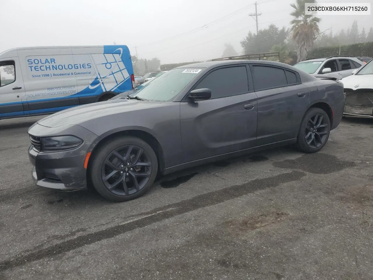 2C3CDXBG6KH715260 2019 Dodge Charger Sxt