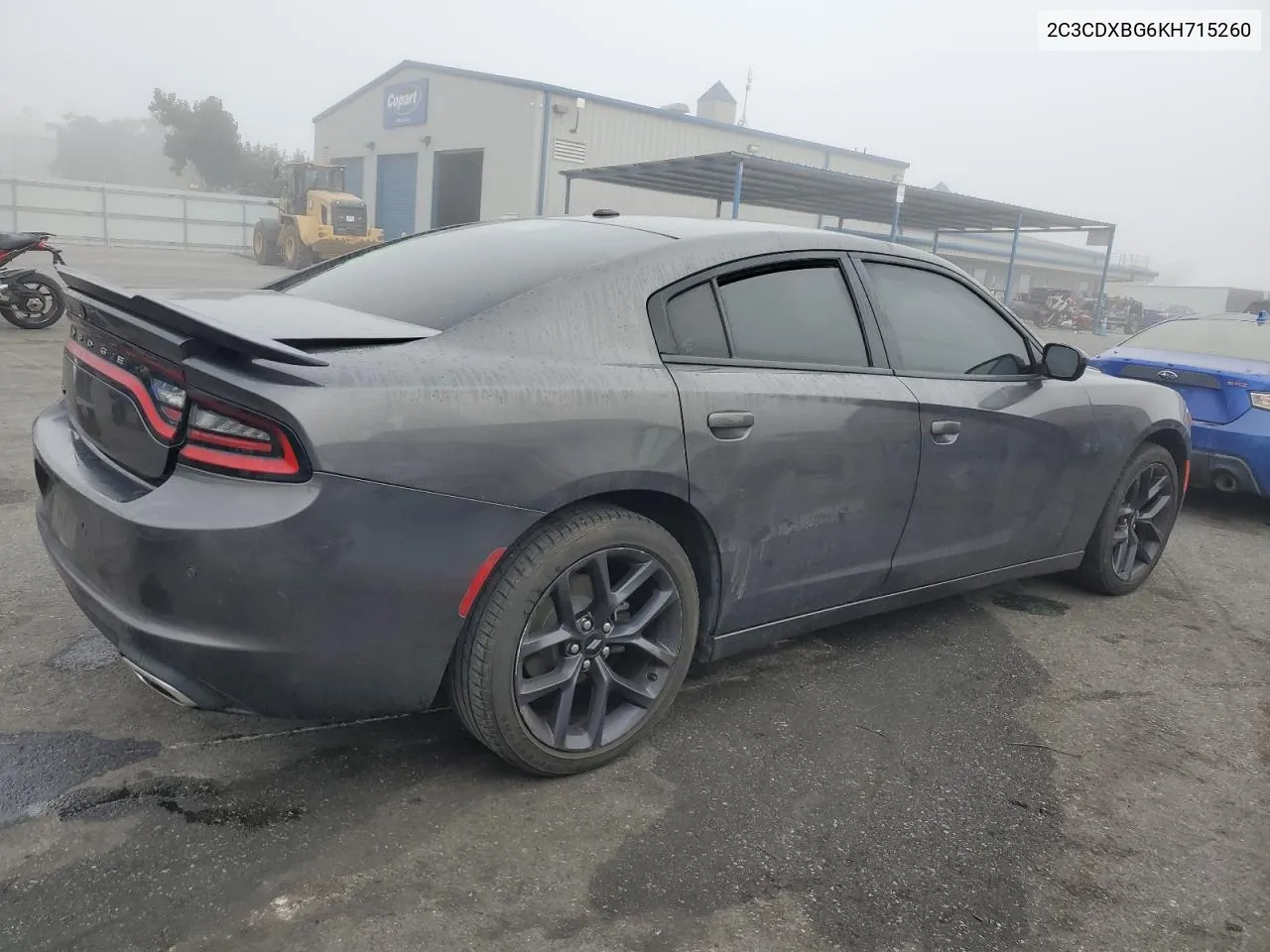 2019 Dodge Charger Sxt VIN: 2C3CDXBG6KH715260 Lot: 76532124