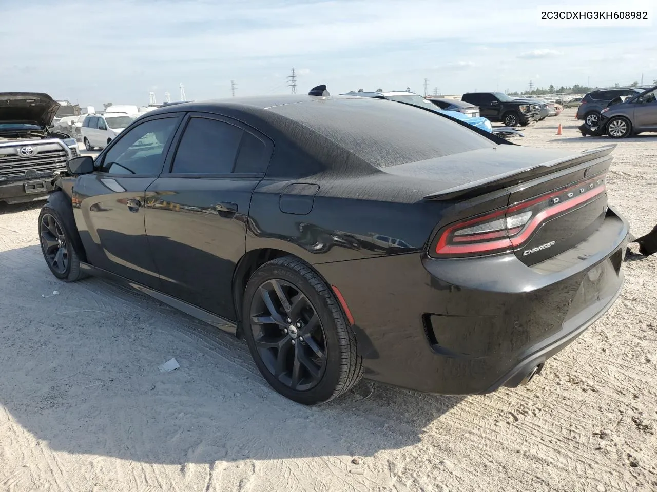 2019 Dodge Charger Gt VIN: 2C3CDXHG3KH608982 Lot: 76592824