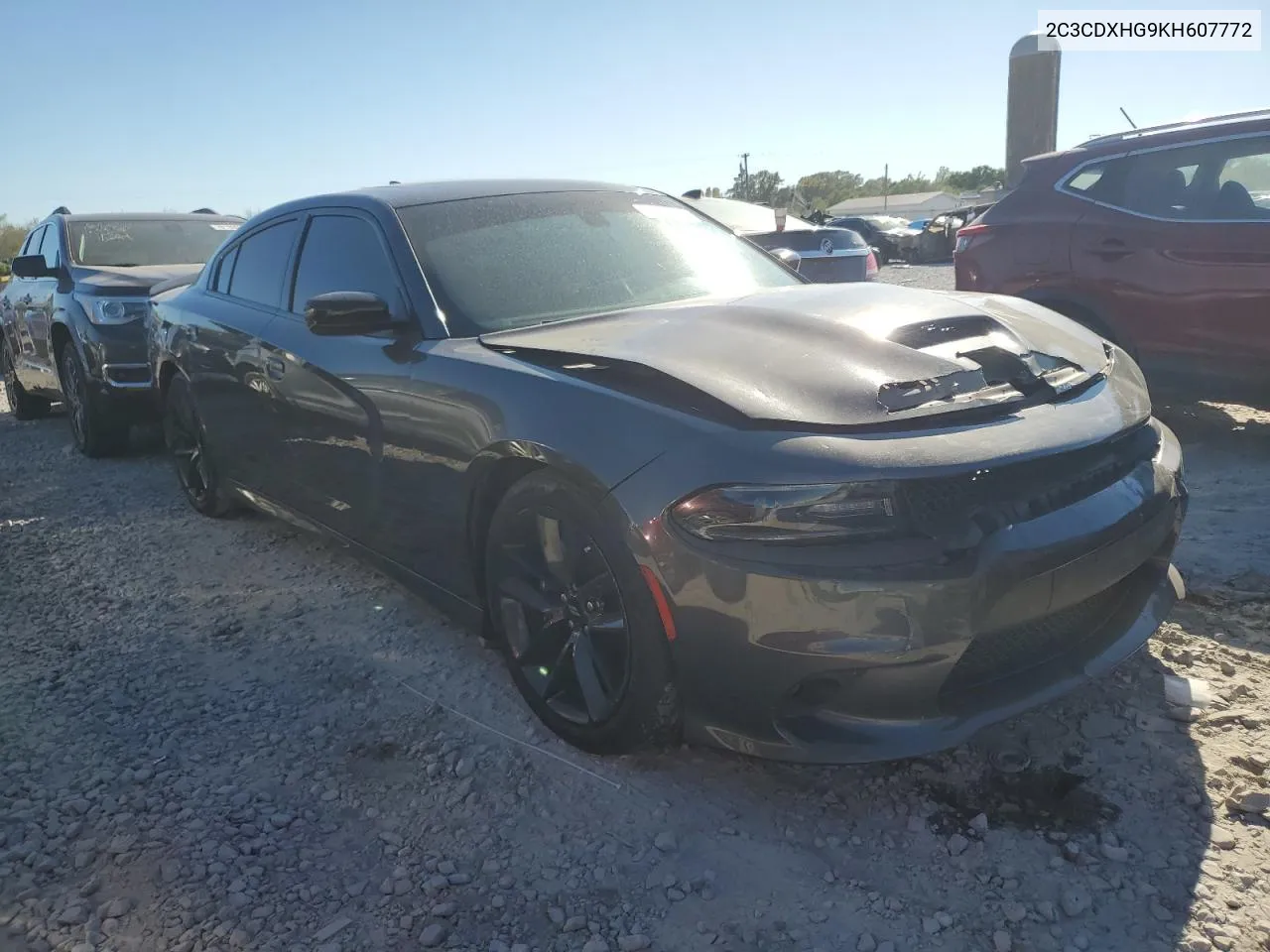 2C3CDXHG9KH607772 2019 Dodge Charger Gt