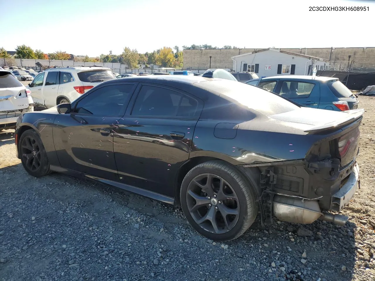 2C3CDXHG3KH608951 2019 Dodge Charger Gt