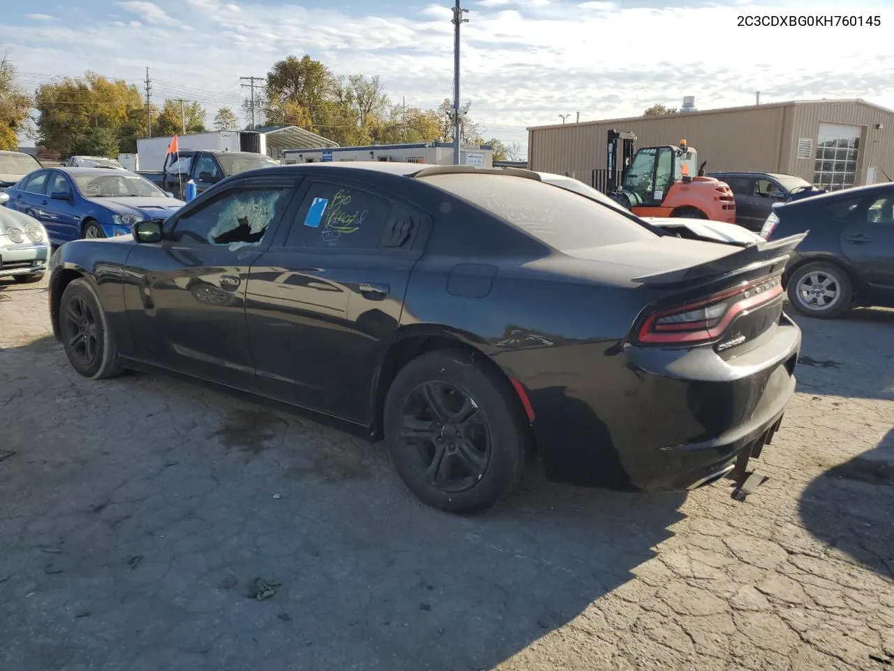 2C3CDXBG0KH760145 2019 Dodge Charger Sxt