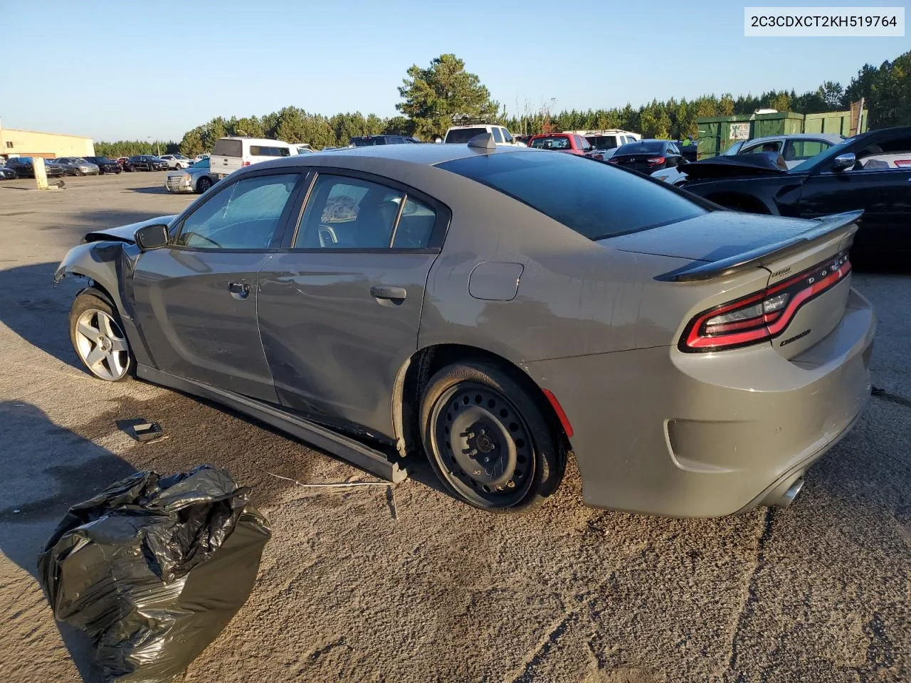 2019 Dodge Charger R/T VIN: 2C3CDXCT2KH519764 Lot: 77149744