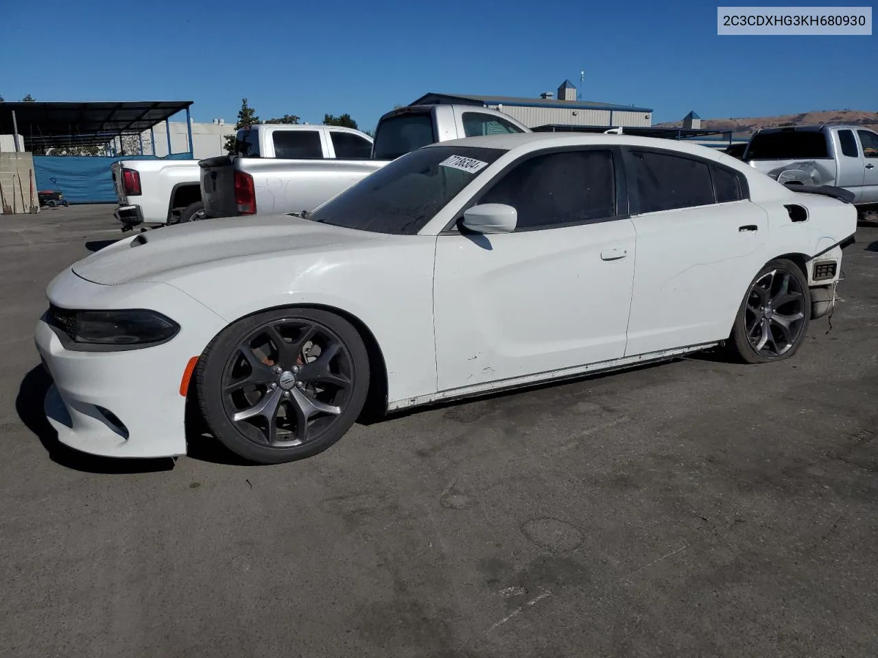 2C3CDXHG3KH680930 2019 Dodge Charger Gt