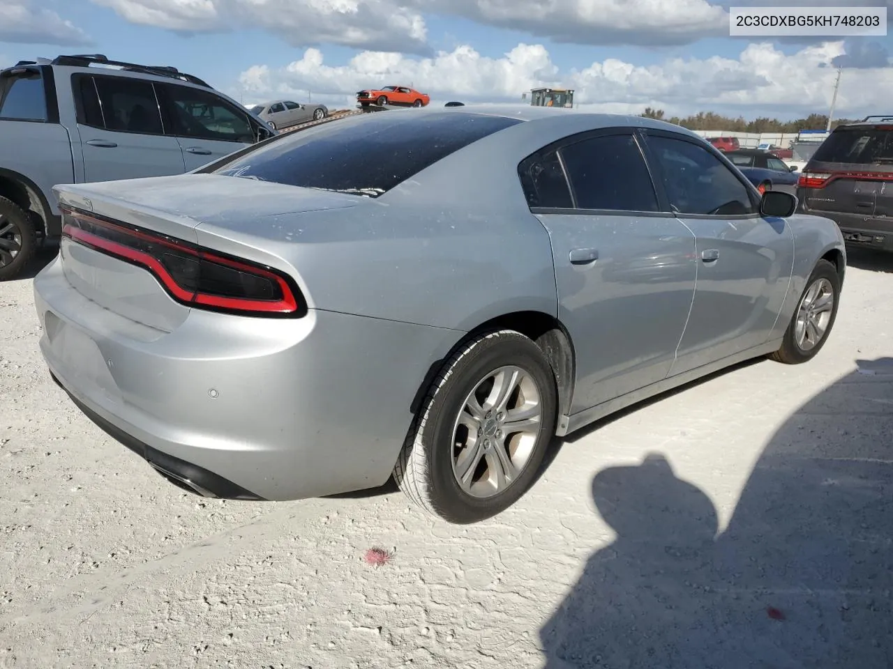 2019 Dodge Charger Sxt VIN: 2C3CDXBG5KH748203 Lot: 77247884