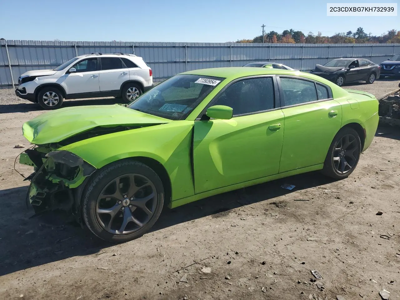 2C3CDXBG7KH732939 2019 Dodge Charger Sxt