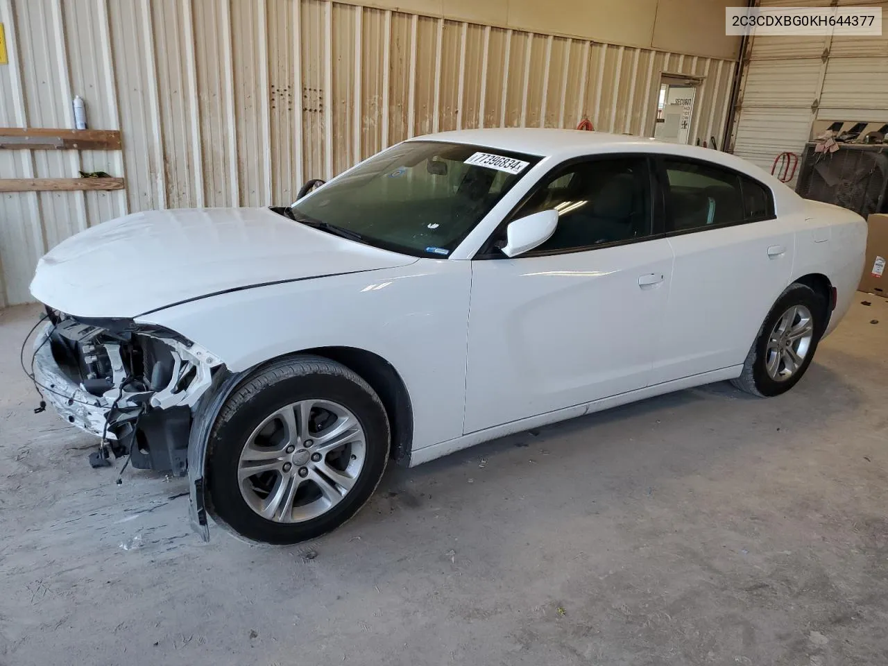 2019 Dodge Charger Sxt VIN: 2C3CDXBG0KH644377 Lot: 77396834