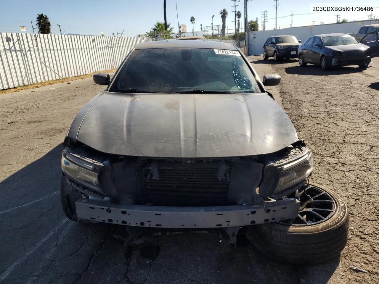 2C3CDXBG5KH736486 2019 Dodge Charger Sxt