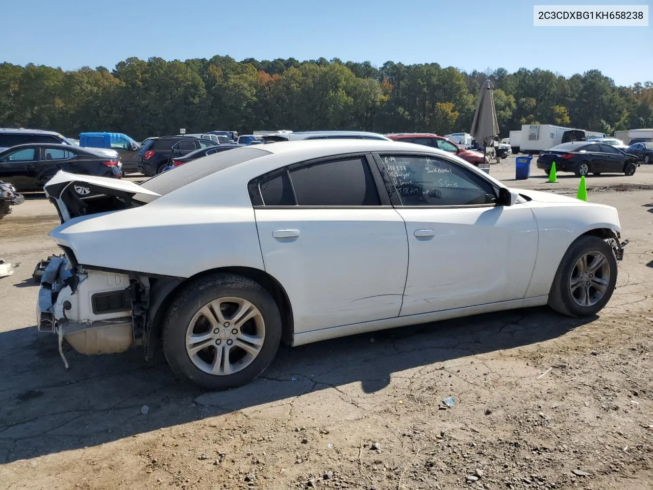 2019 Dodge Charger Sxt VIN: 2C3CDXBG1KH658238 Lot: 77452804