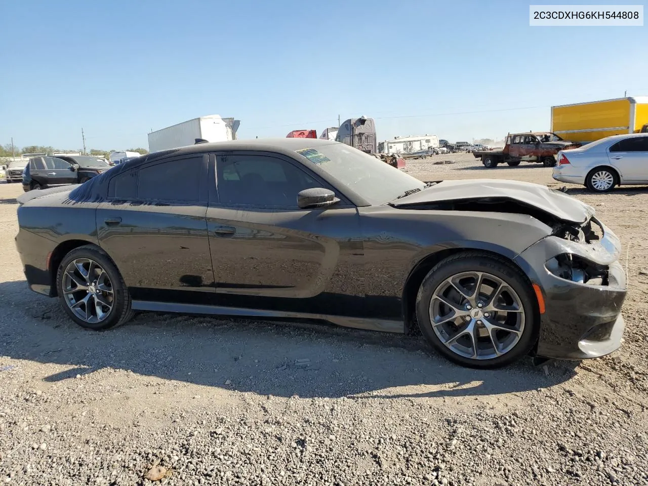 2019 Dodge Charger Gt VIN: 2C3CDXHG6KH544808 Lot: 77548744