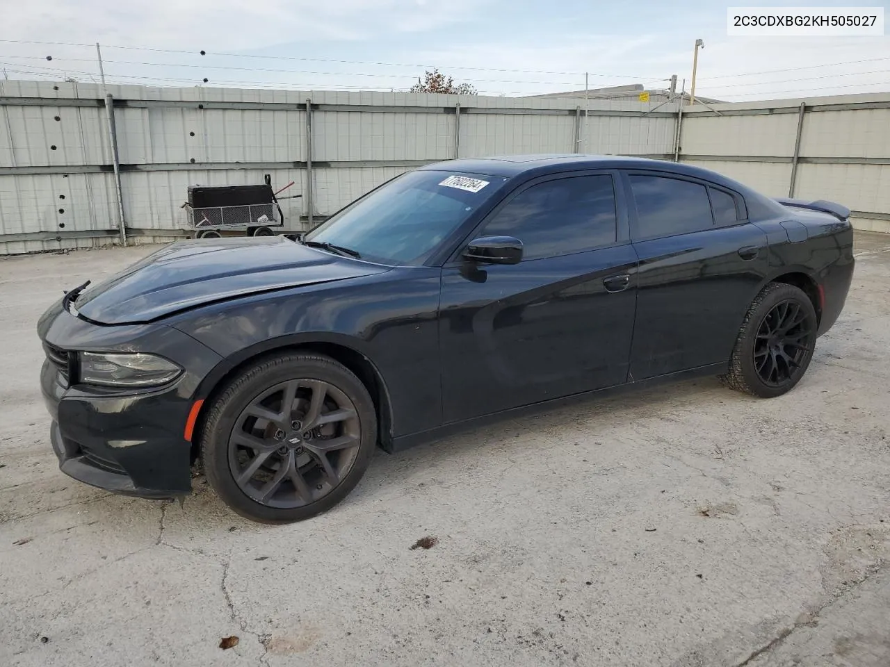 2019 Dodge Charger Sxt VIN: 2C3CDXBG2KH505027 Lot: 77602264