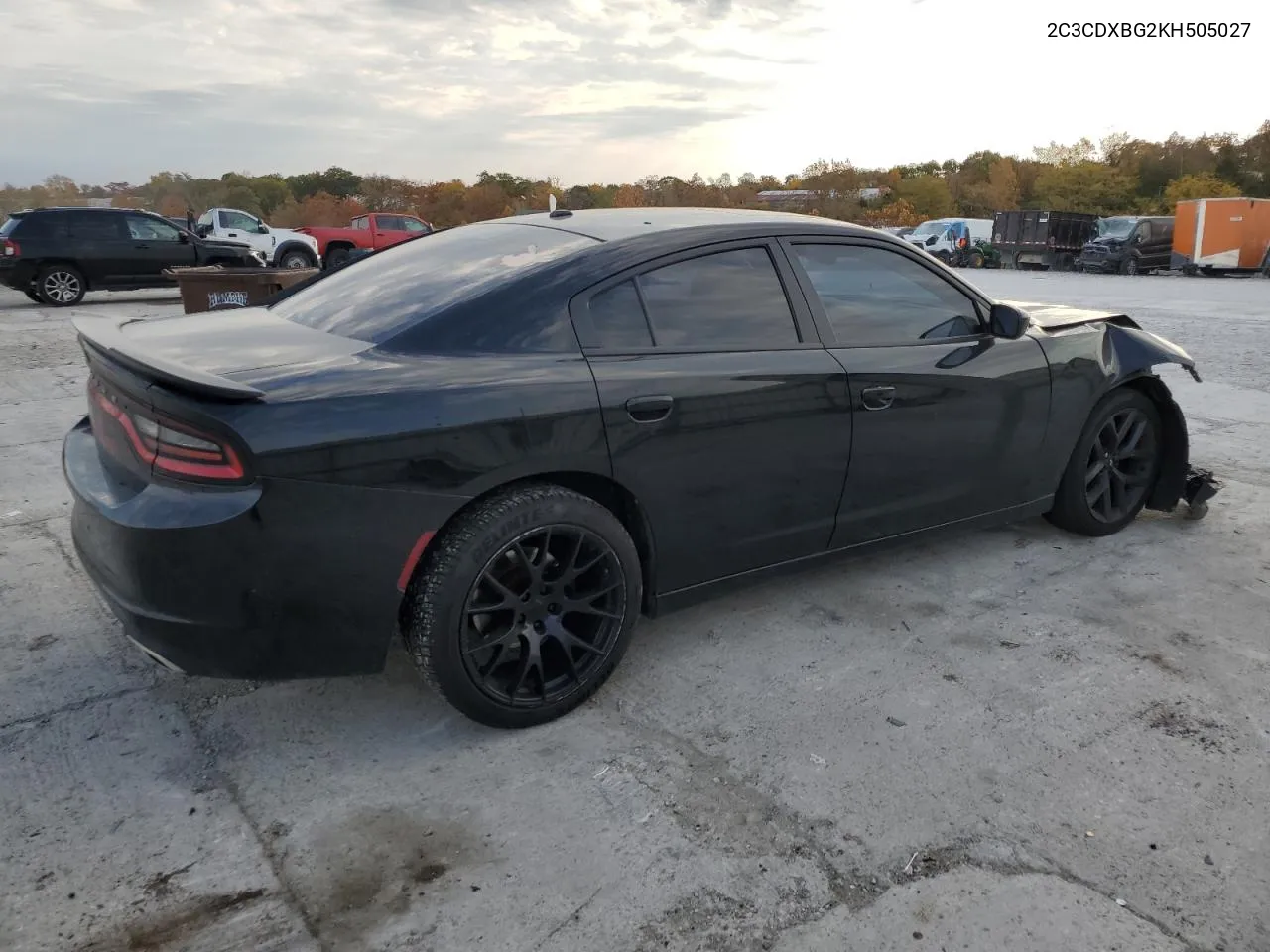 2019 Dodge Charger Sxt VIN: 2C3CDXBG2KH505027 Lot: 77602264