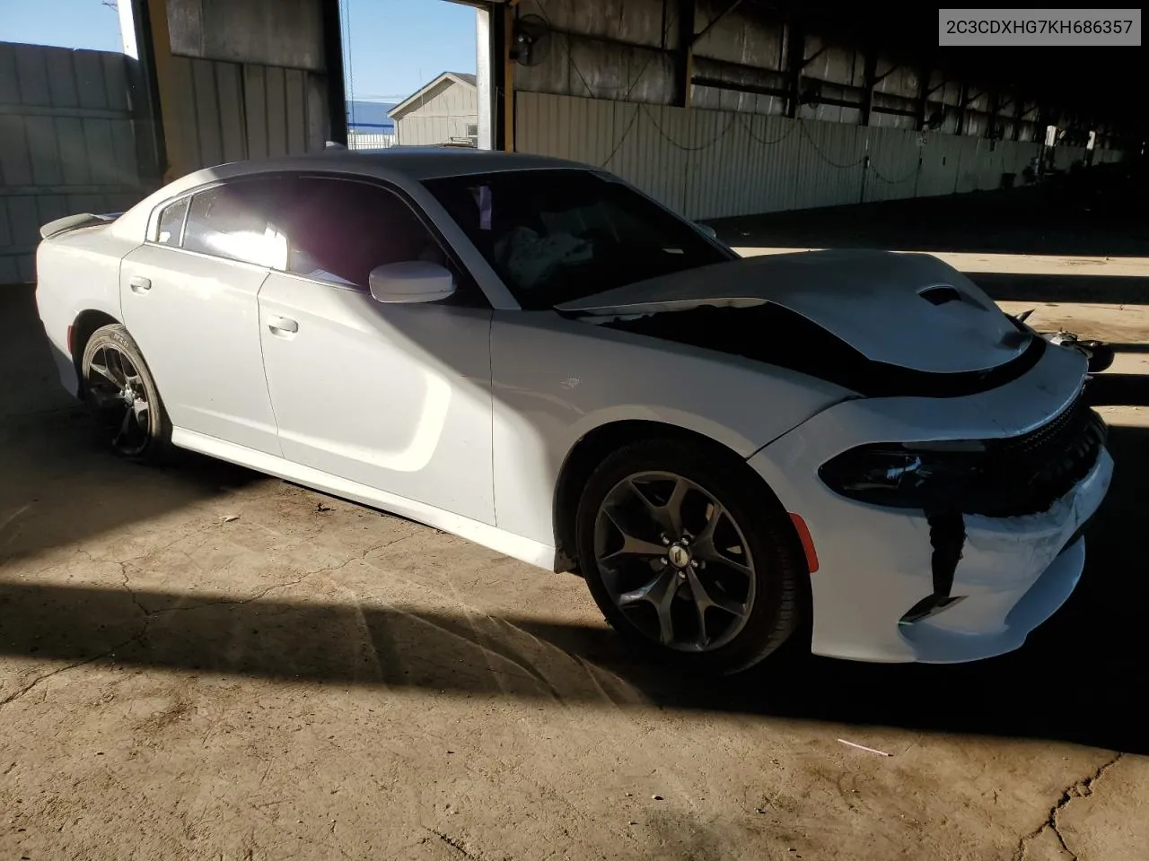 2019 Dodge Charger Gt VIN: 2C3CDXHG7KH686357 Lot: 77693214