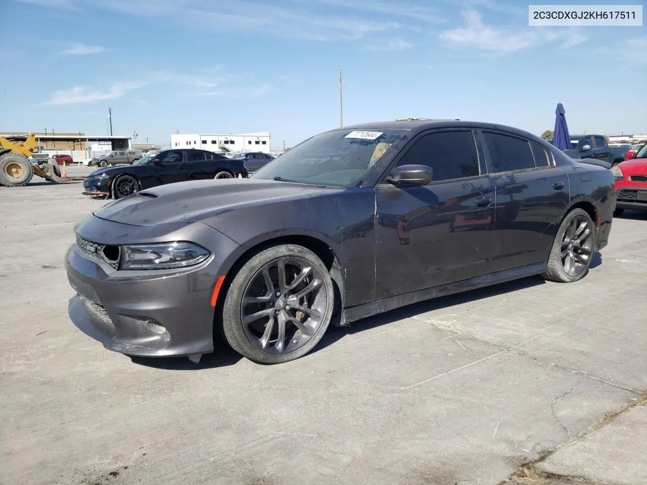 2019 Dodge Charger Scat Pack VIN: 2C3CDXGJ2KH617511 Lot: 77712644