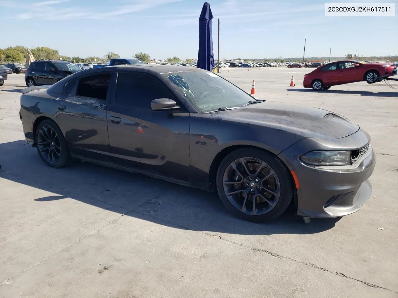 2019 Dodge Charger Scat Pack VIN: 2C3CDXGJ2KH617511 Lot: 77712644