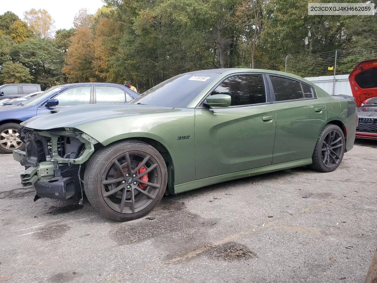 2019 Dodge Charger Scat Pack VIN: 2C3CDXGJ4KH662059 Lot: 77739194