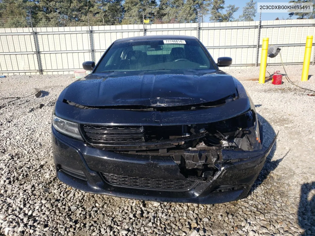 2019 Dodge Charger Sxt VIN: 2C3CDXBG0KH695491 Lot: 77746814