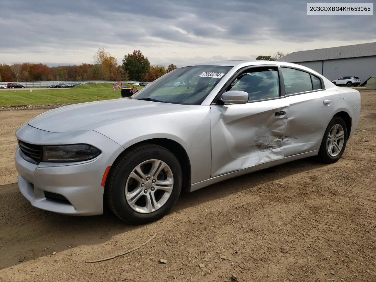 2019 Dodge Charger Sxt VIN: 2C3CDXBG4KH653065 Lot: 78032064