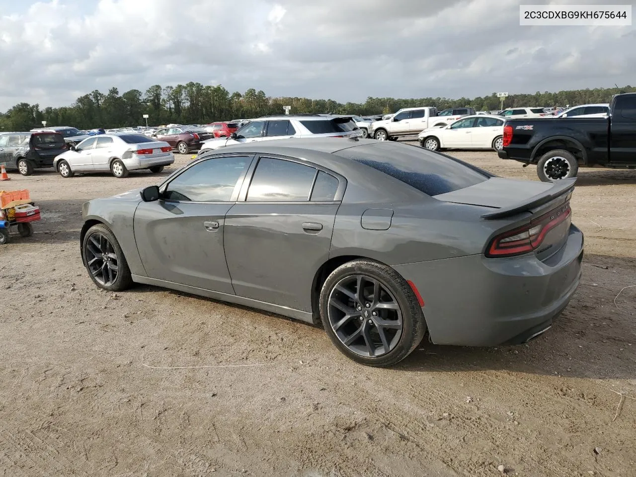 2019 Dodge Charger Sxt VIN: 2C3CDXBG9KH675644 Lot: 78130354