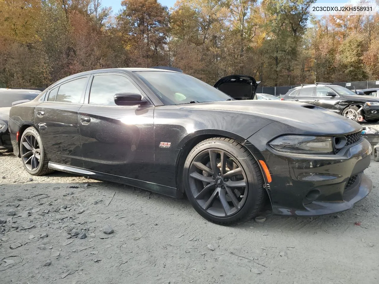 2019 Dodge Charger Scat Pack VIN: 2C3CDXGJ2KH558931 Lot: 78223364