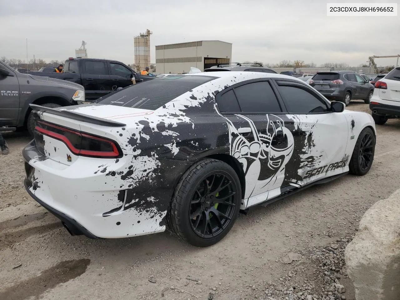 2019 Dodge Charger Scat Pack VIN: 2C3CDXGJ8KH696652 Lot: 78445604