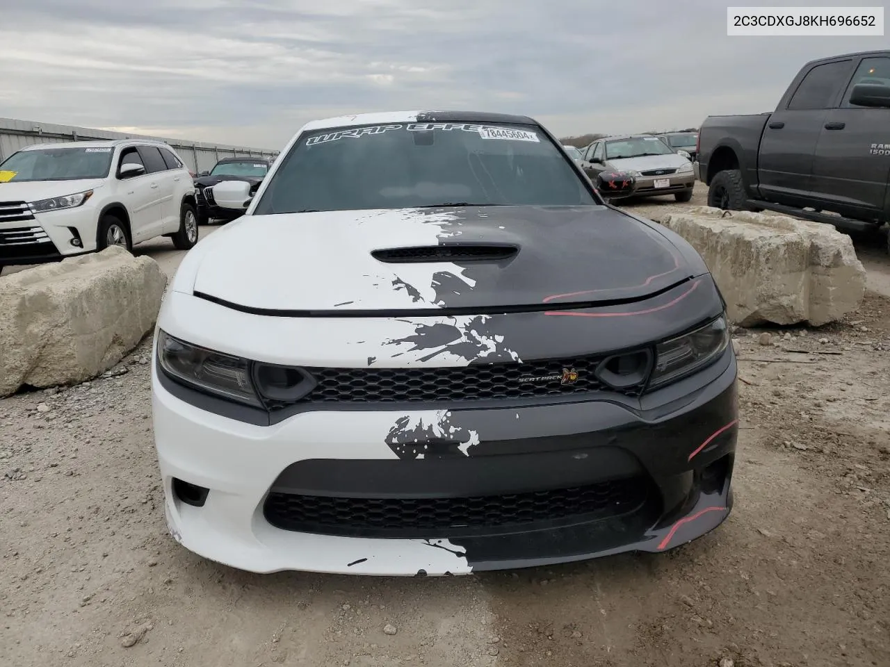 2019 Dodge Charger Scat Pack VIN: 2C3CDXGJ8KH696652 Lot: 78445604