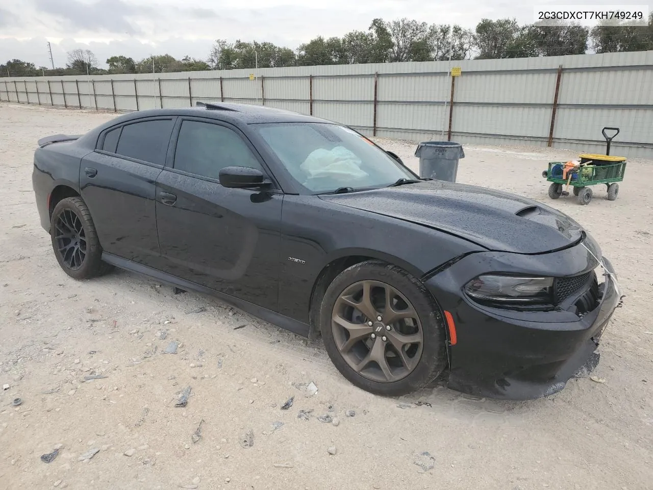 2019 Dodge Charger R/T VIN: 2C3CDXCT7KH749249 Lot: 78607244