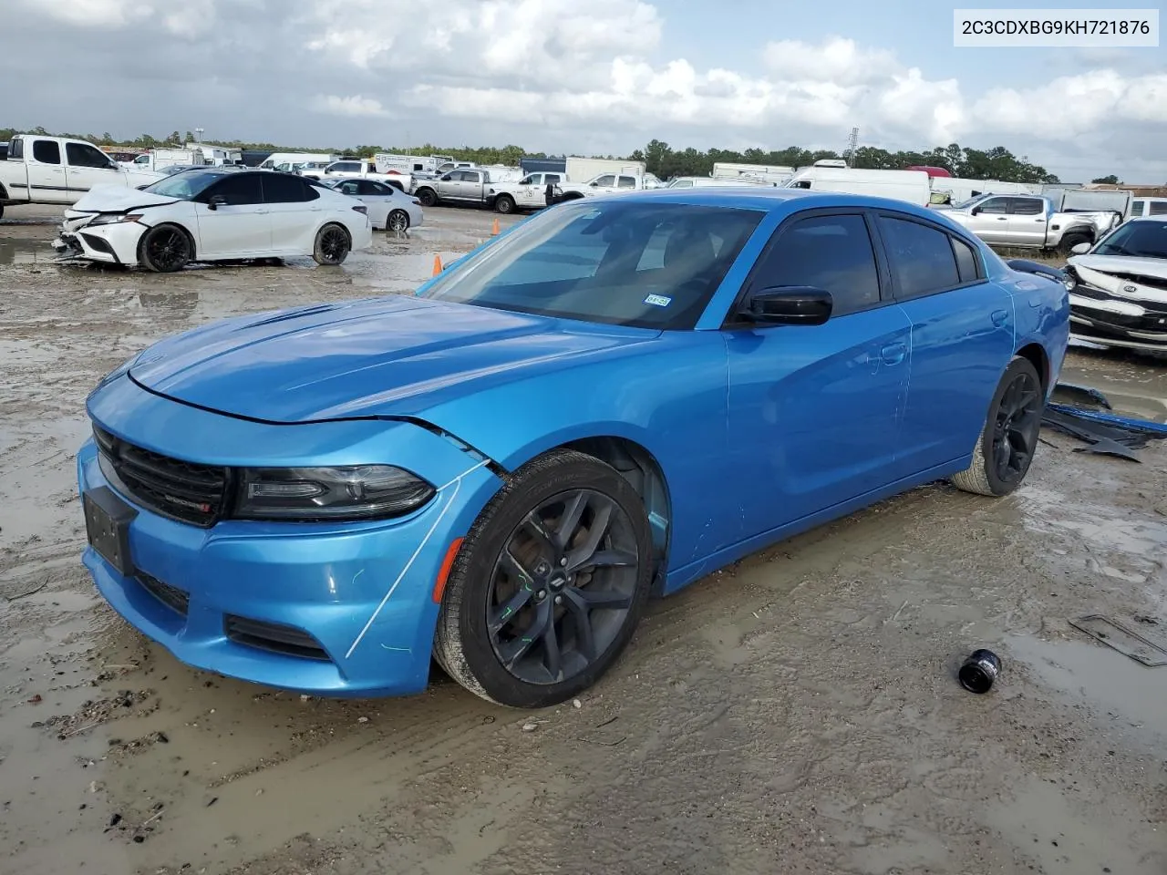 2019 Dodge Charger Sxt VIN: 2C3CDXBG9KH721876 Lot: 79183234