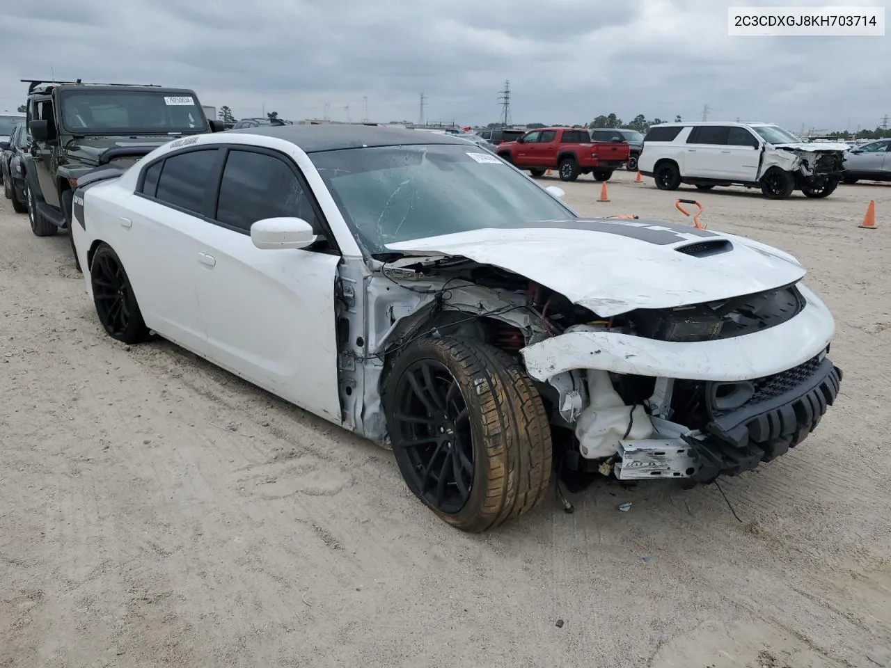 2019 Dodge Charger Scat Pack VIN: 2C3CDXGJ8KH703714 Lot: 79246394