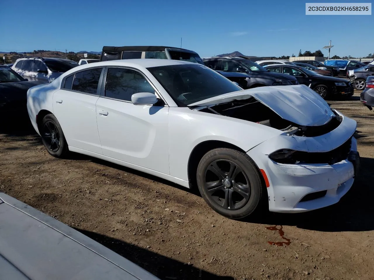 2019 Dodge Charger Sxt VIN: 2C3CDXBG2KH658295 Lot: 79356984