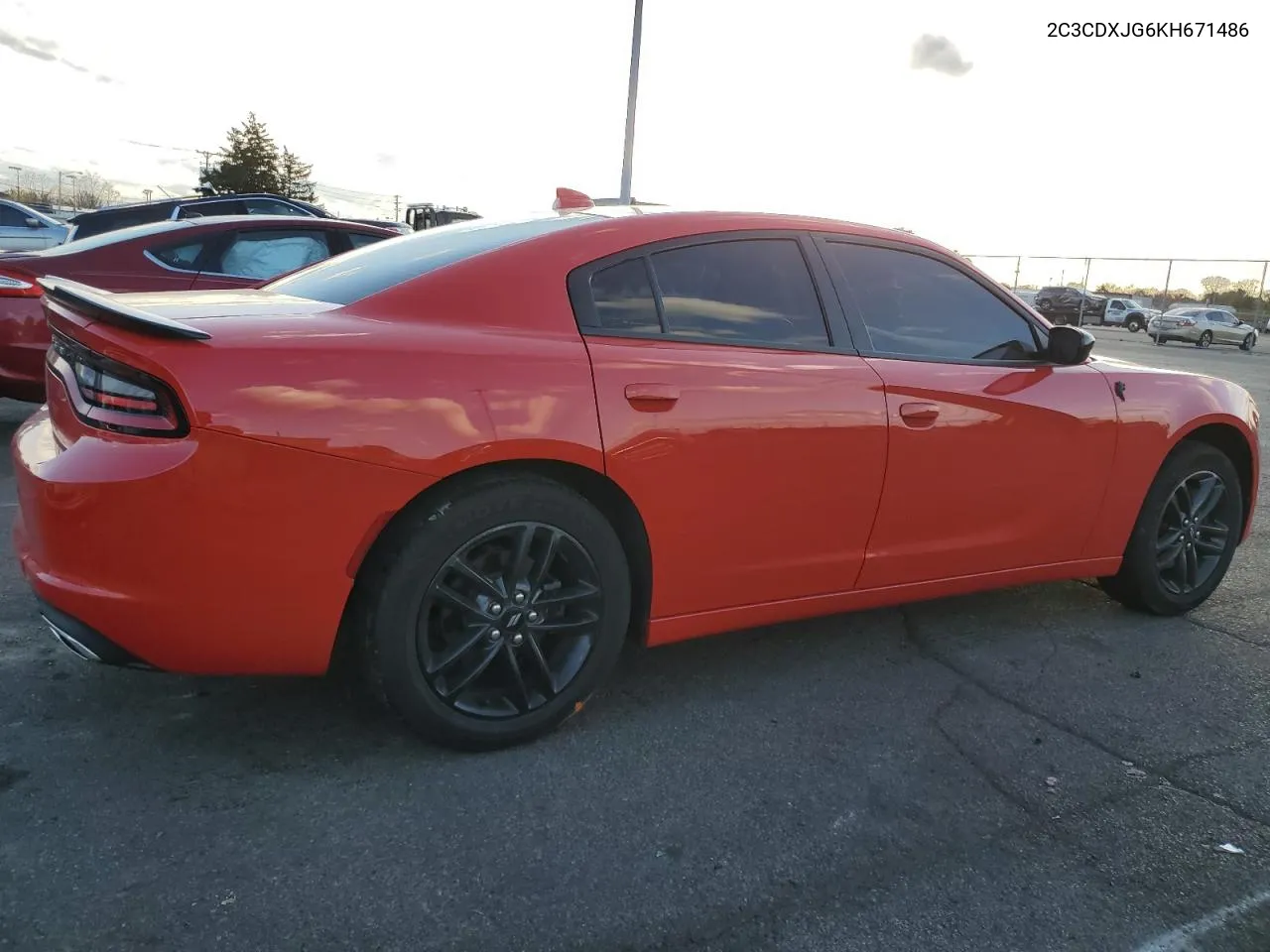 2019 Dodge Charger Sxt VIN: 2C3CDXJG6KH671486 Lot: 79422484