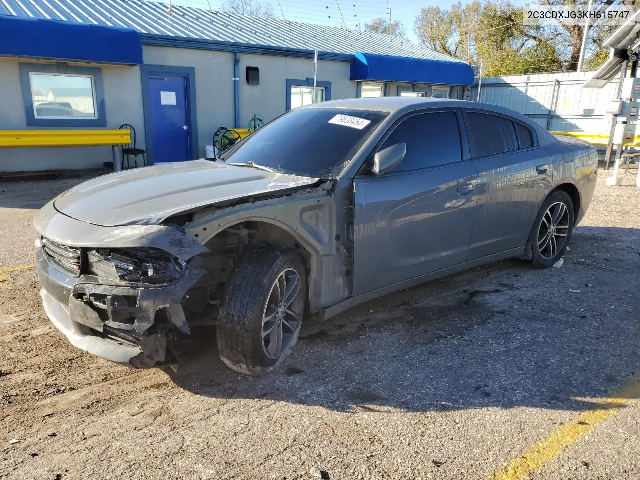 2019 Dodge Charger Sxt VIN: 2C3CDXJG3KH615747 Lot: 79638454