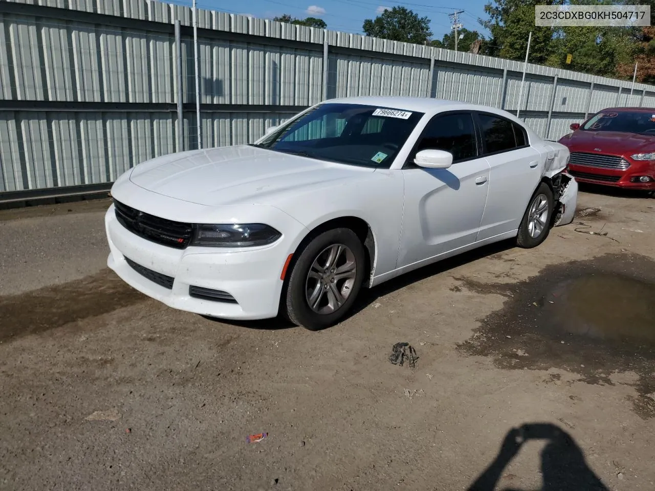 2019 Dodge Charger Sxt VIN: 2C3CDXBG0KH504717 Lot: 79666274