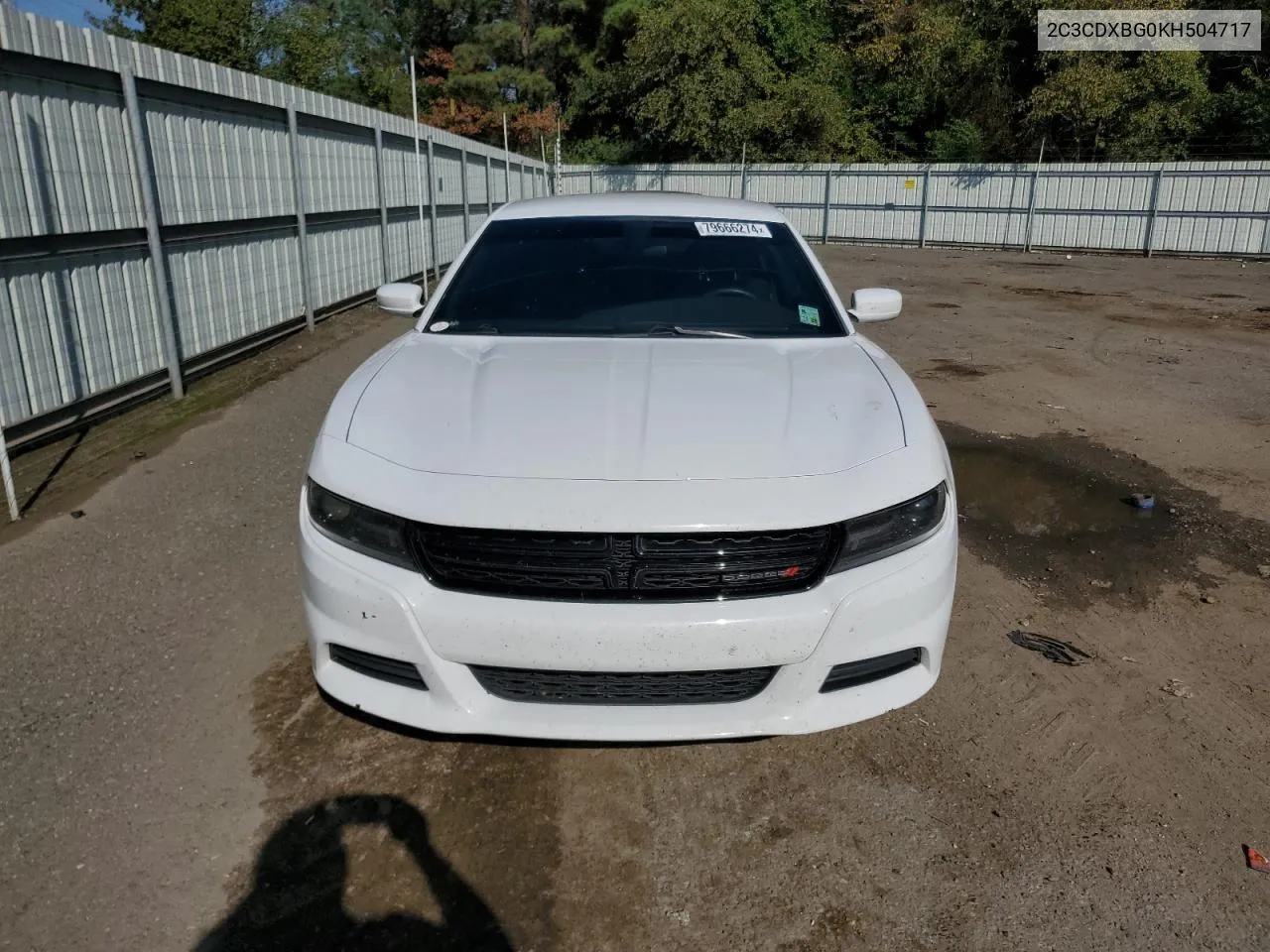 2019 Dodge Charger Sxt VIN: 2C3CDXBG0KH504717 Lot: 79666274