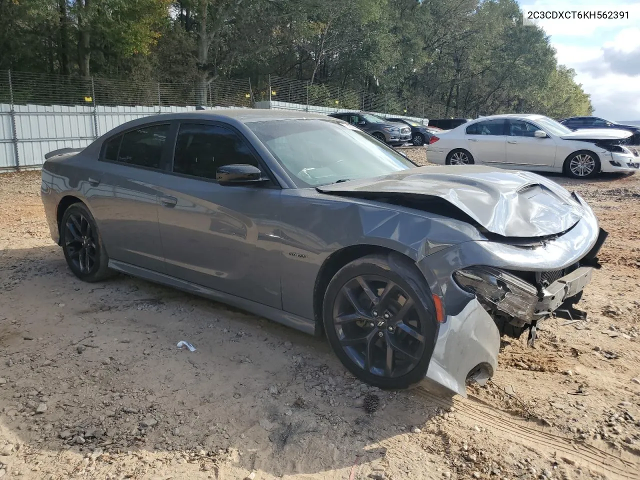 2019 Dodge Charger R/T VIN: 2C3CDXCT6KH562391 Lot: 79806934