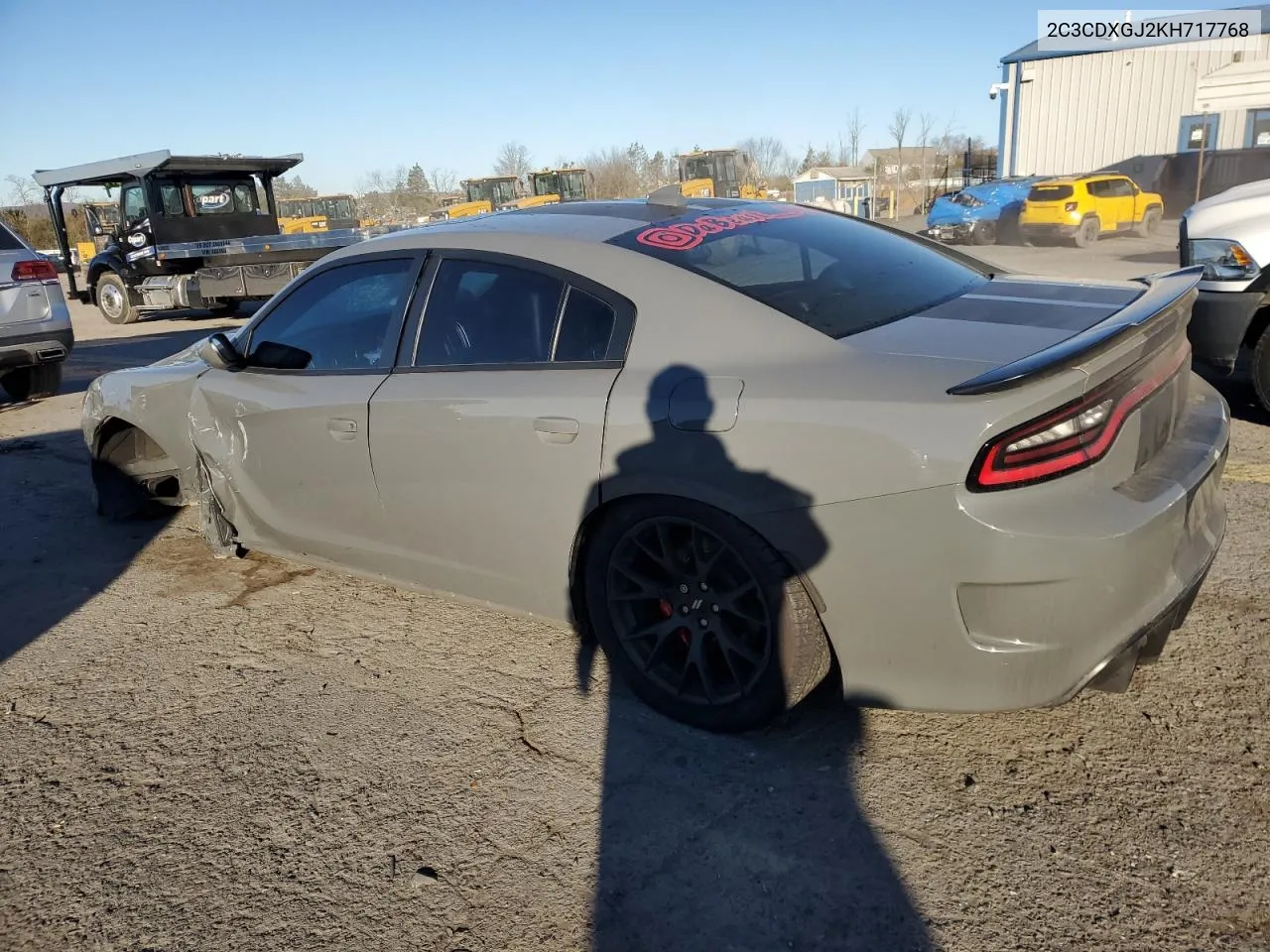 2019 Dodge Charger Scat Pack VIN: 2C3CDXGJ2KH717768 Lot: 80033494